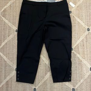 Talbots petite perfect crop - black